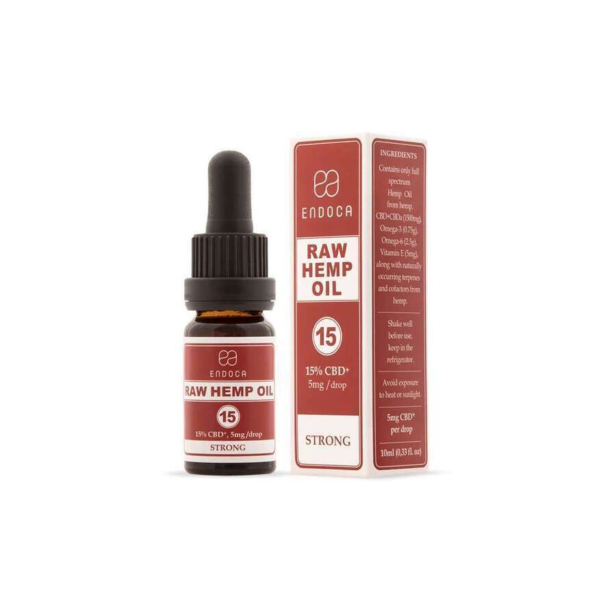 Endoca Raw Hemp Oil Drops 1500mg