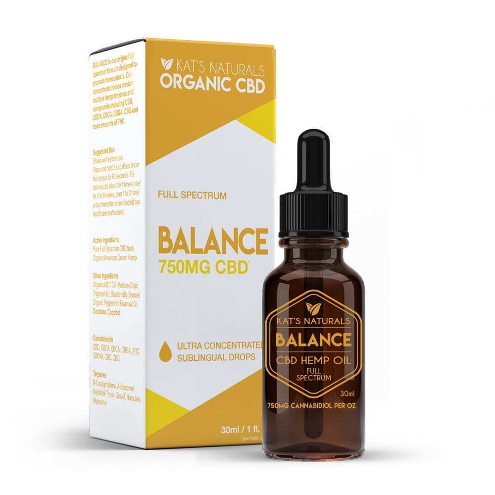 Kat's Naturals CBD Hemp Oil Balance