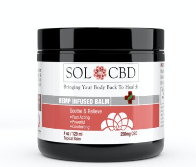 SOL CBD CBD-Infused Herbal Balm 250mg
