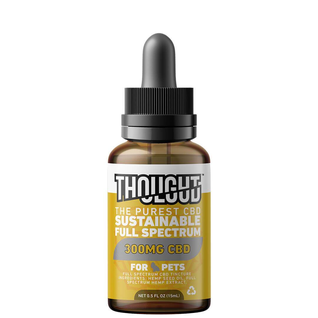 ThoughtCloud Full Spectrum CBD for Pets in Cold Pressed Hemp Seed Oil