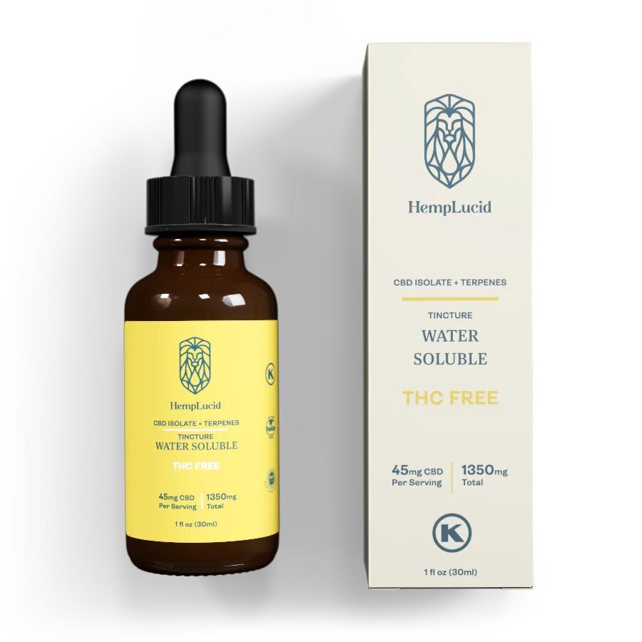 Hemplucid THC-Free Water Soluble CBD Isolate + Terpenes