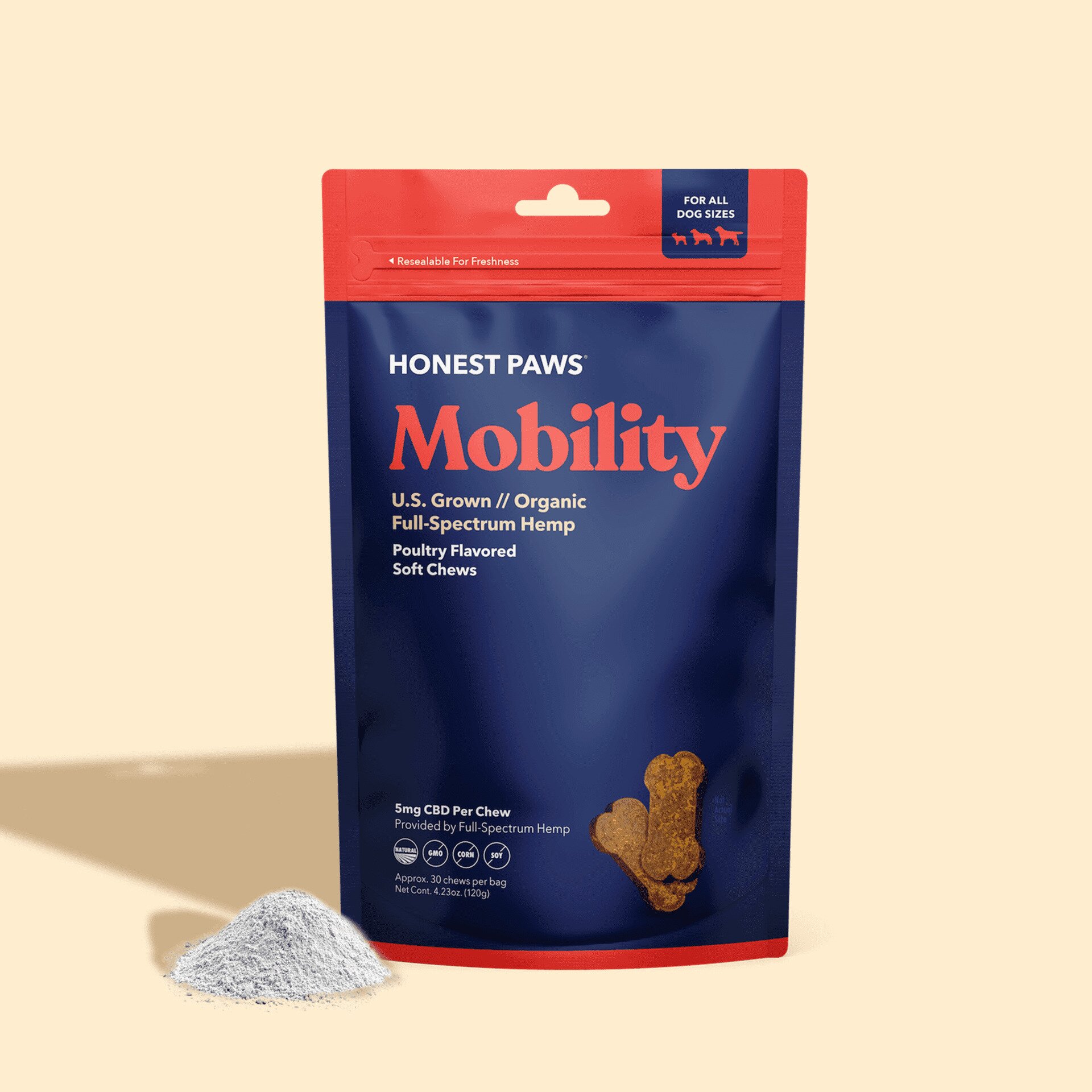 Honest Paws CBD Soft Chews Mobility