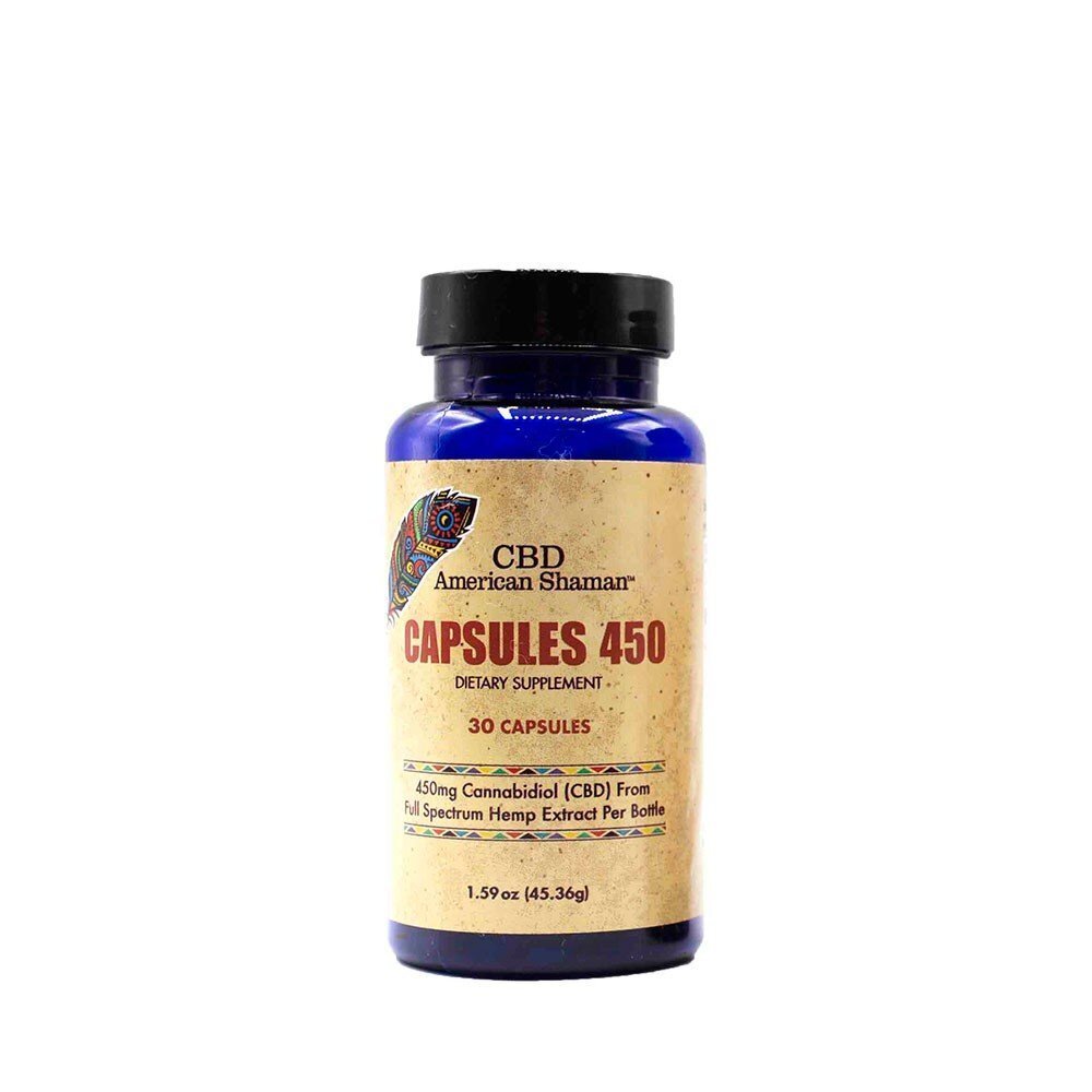 CBD American Shaman Concentrated Hemp Oil Capsules