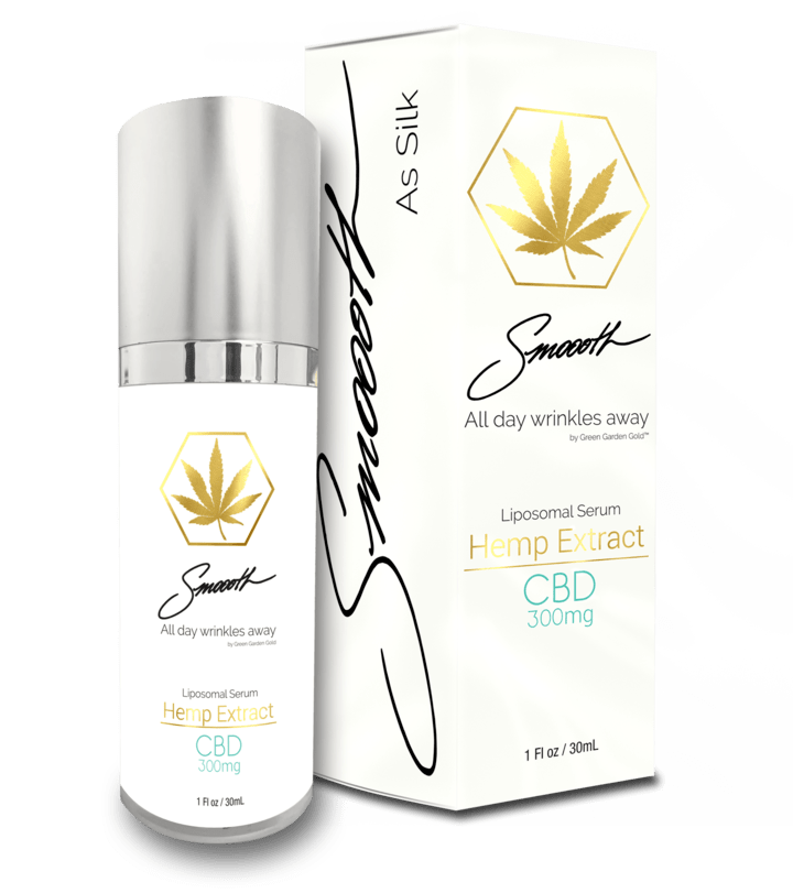 Green Garden Gold Smoooth CBD Facial Serum