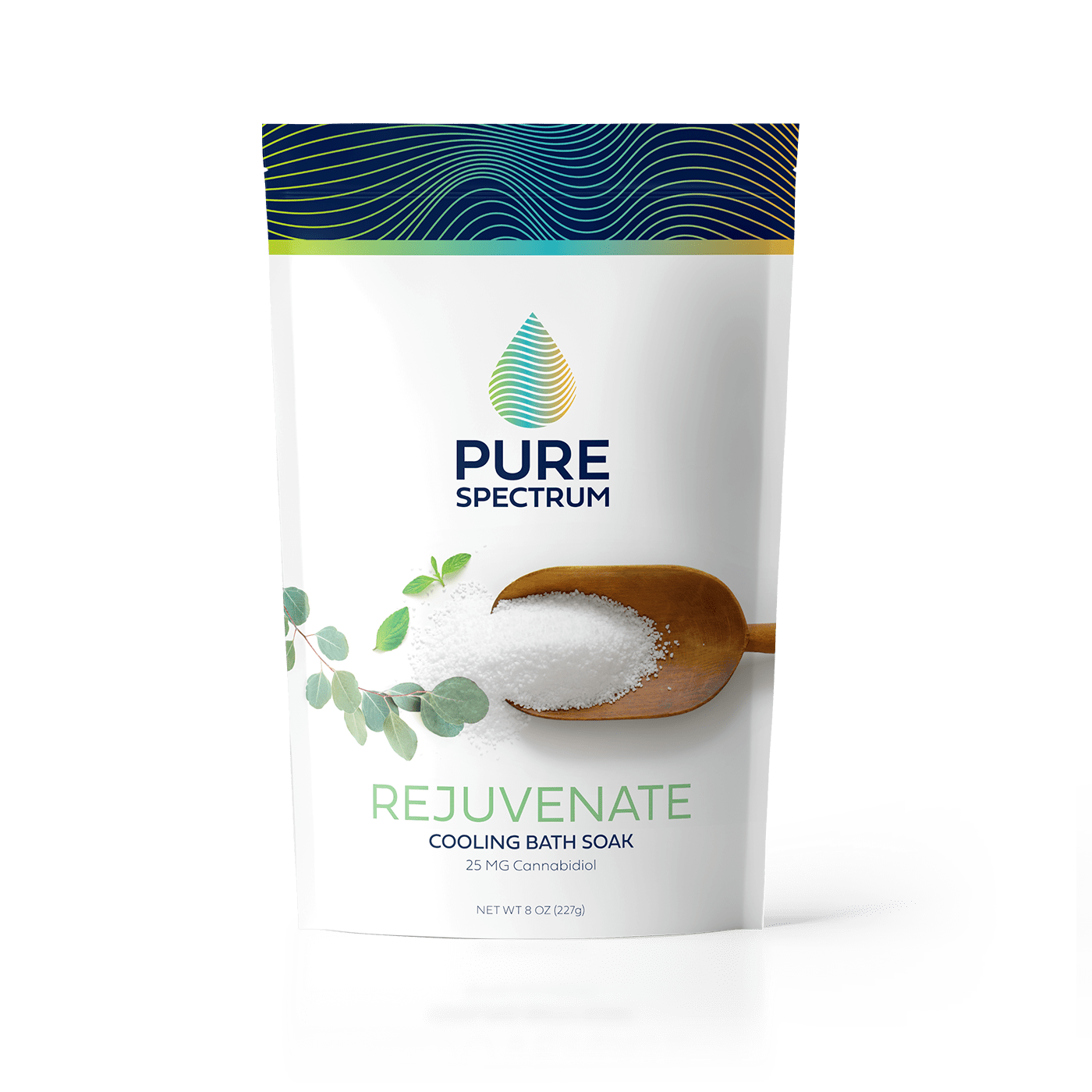 Pure Spectrum CBD Bath Soak Rejuvenate Eucalyptus Mint