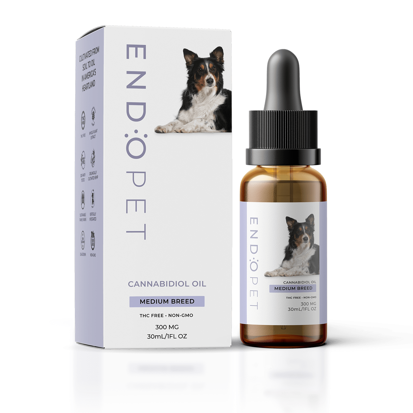 Pure Spectrum Endopet Cannabidiol Oil Dogs Medium Breeds