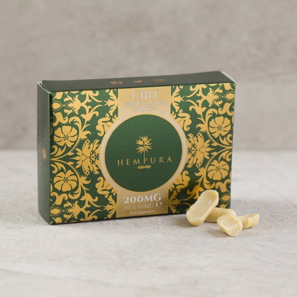 Hempura Refined Extract CBD White Chocolate 200mg