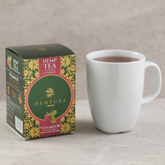 Hempura Hemp Tea Natural Raspberry