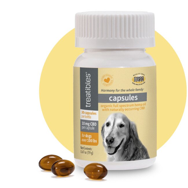 Treatibles CBD Hemp Oil Capsules 10mg