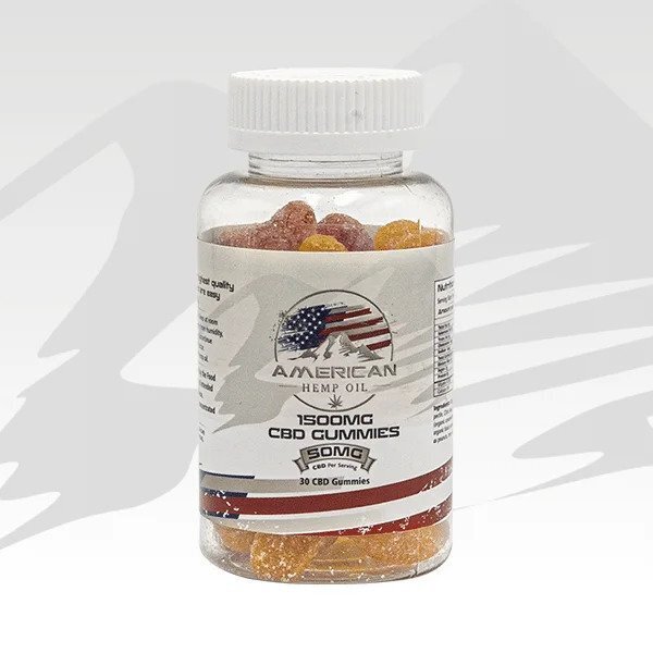 American Hemp Oil 1500mg CBD Gummies