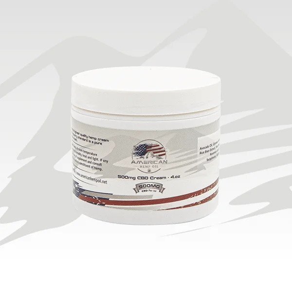 American Hemp Oil 500mg CBD Cream