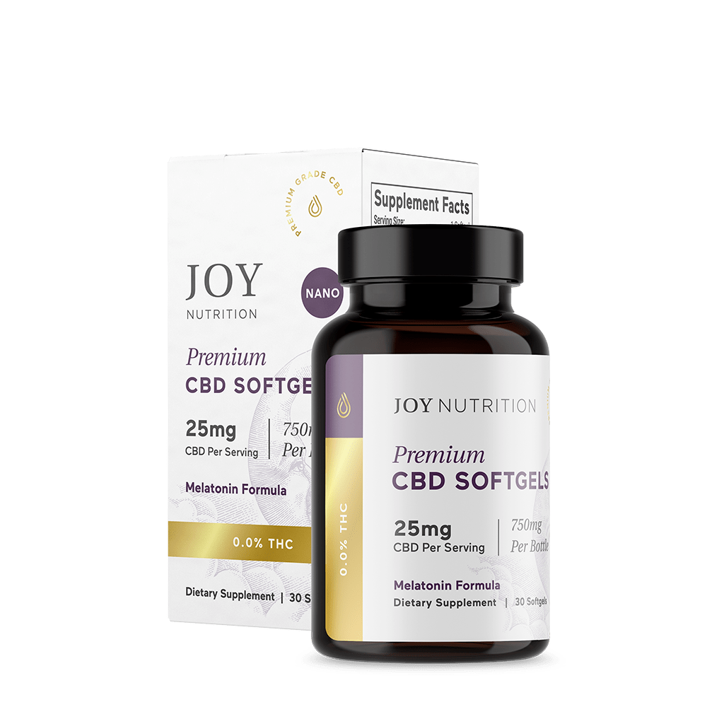 Joy Organics CBD Softgels with Melatonin & CBN for Sleep