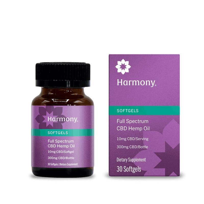 Palmetto Harmony CBD Hemp Softgels