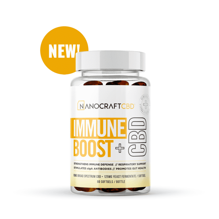 Nanocraft CBD Immune Boost CBD Oil Softgels