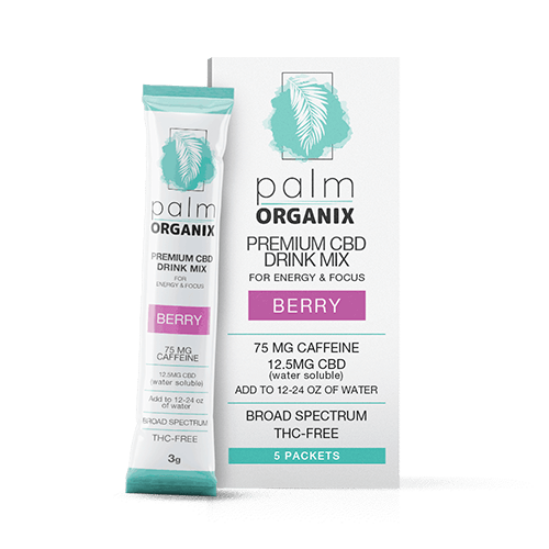 Palm Organix CBD Energy Drink Berry