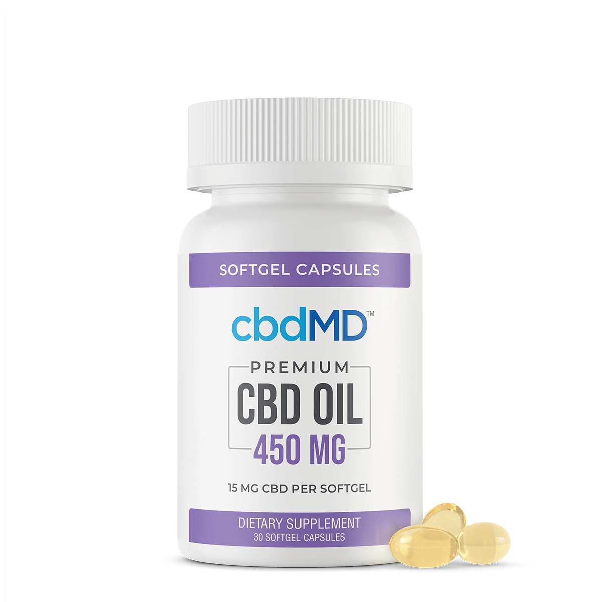 cbdMD CBD Softgel Capsules