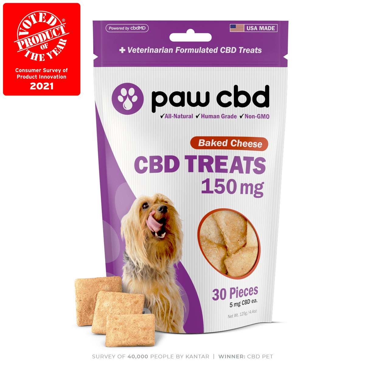 cbdMD paw CBD Oil Treats for Dogs