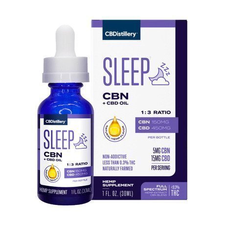 CBDisitillery Sleep CBD and CBN Oil