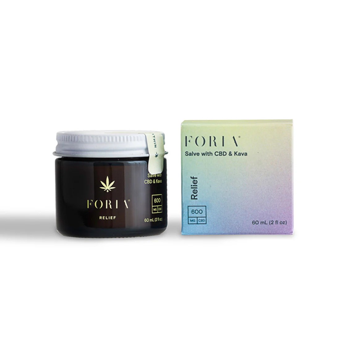 Foria Wellness Relief Salve with CBD & Kava