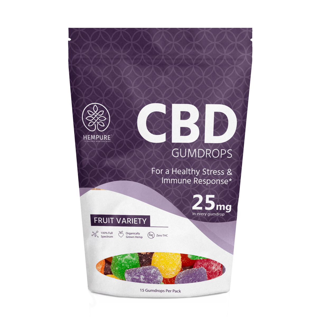 Hempure CBD gumdrops 25mg