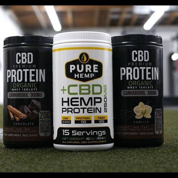 pure hemp shop cbd protein supplements 15 servings