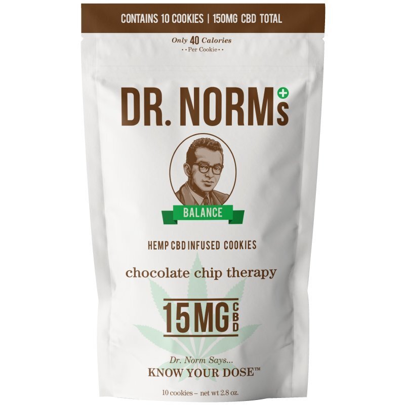 Dr. Norms Chocolate Chip Therapy CBD Cookies
