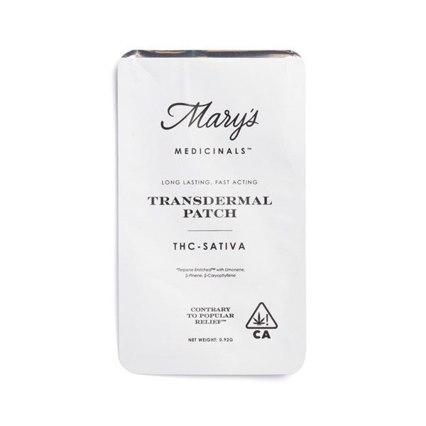 Eaze Marys Medicinals THC Sativa Transdermal Patch Long Lasting Fast Acting
