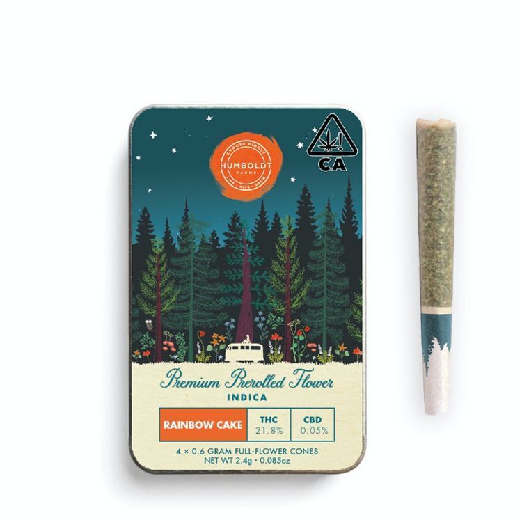 Rainbow Cake Preroll 4-Pack - 2.4g