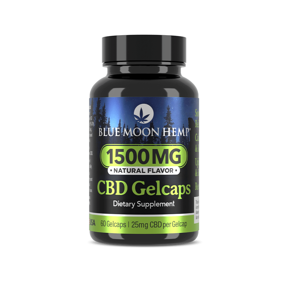 Blue Moon Hemp CBD Gel Caps 25mg