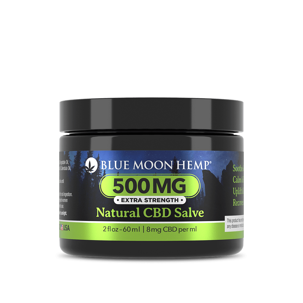 Blue Moon Hemp CBD Salve Natural 500mg