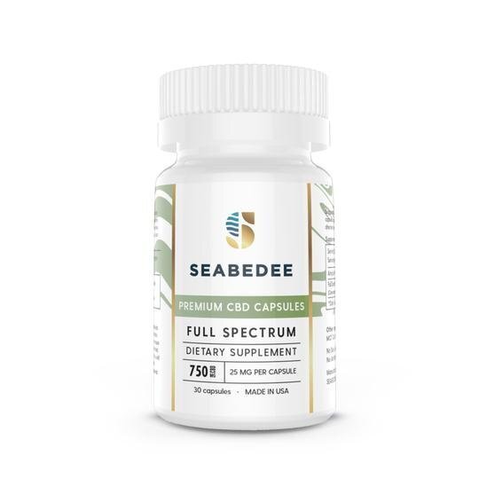 Seabedee Full Spectrum CBD capsules