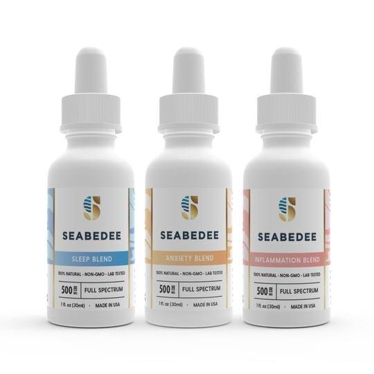 Seabedee cbd multi relief oil bundle