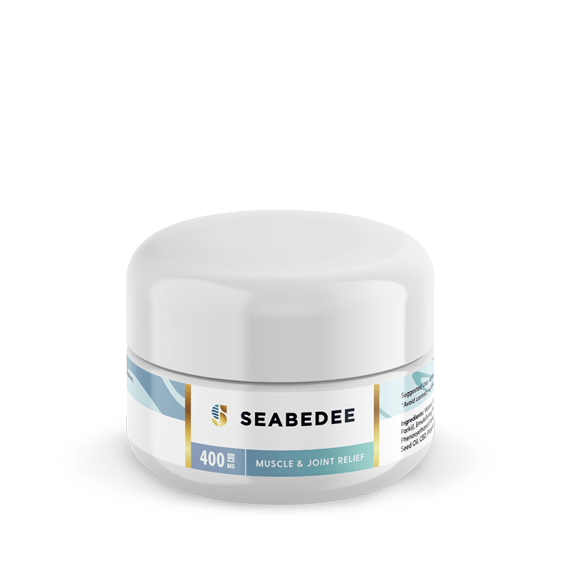 Seabedee CBD muscle cream for joint pain relief