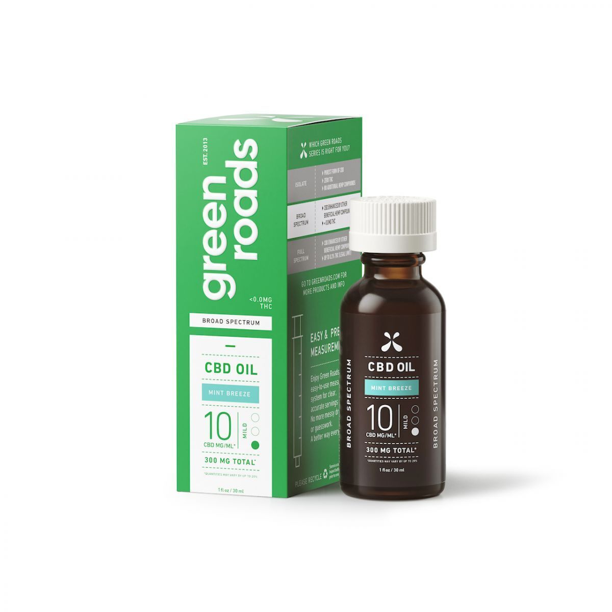 Green Roads Mint Breeze Broad Spectrum CBD Oil 300mg