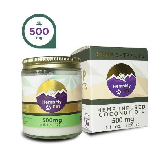 HempMy Pet Hemp Infused Organic Coconut Oil