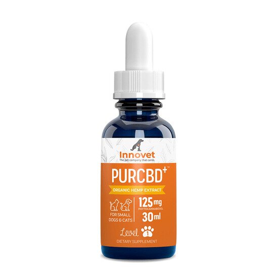 Innovet PurCBD 125mg CBD oil for small dogs and cats