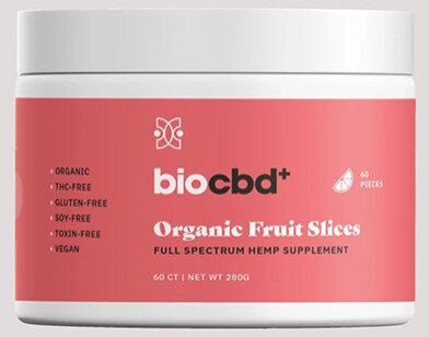 organic fruit slices