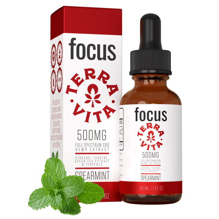 TerraVita CBD Oil Tincture Focus