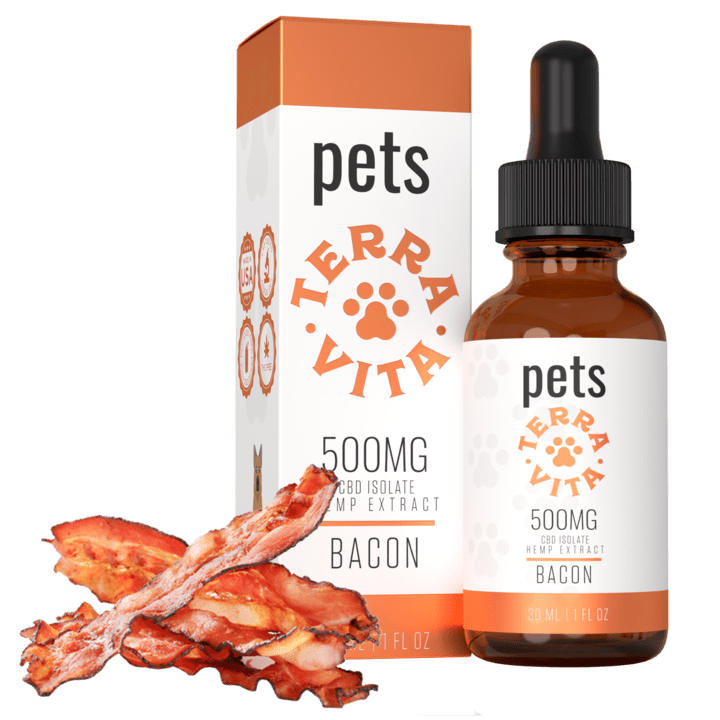 TerraVita CBD Pet Tincture Bacon