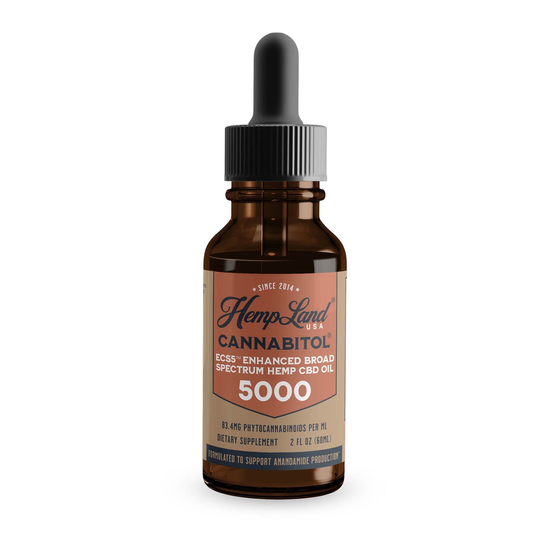 Hempland USA CANNABITOL ECS5 CBD Oil