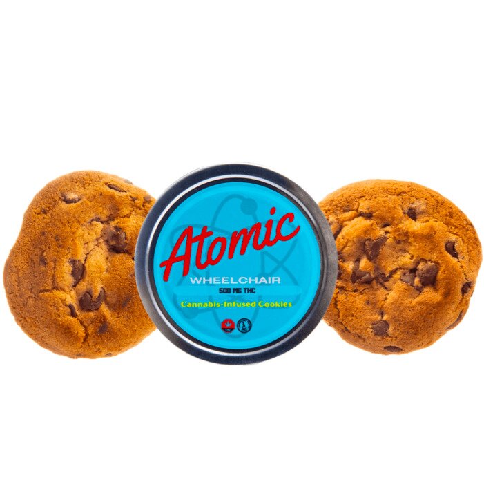 500mg Chocolate Chip Cookie – Atomic Wheelchair