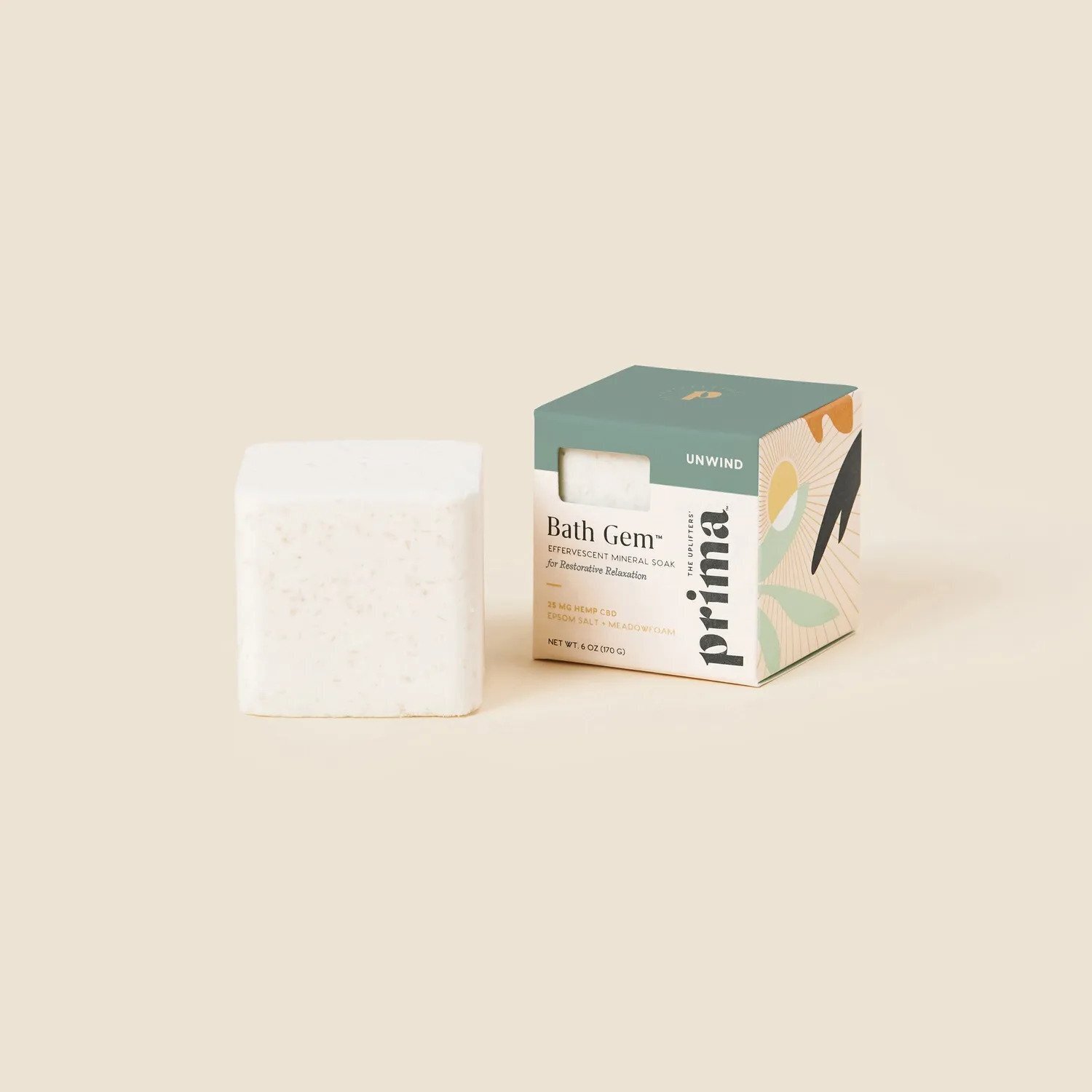 Prima Bath Gem 25mg CBD Bath Soak