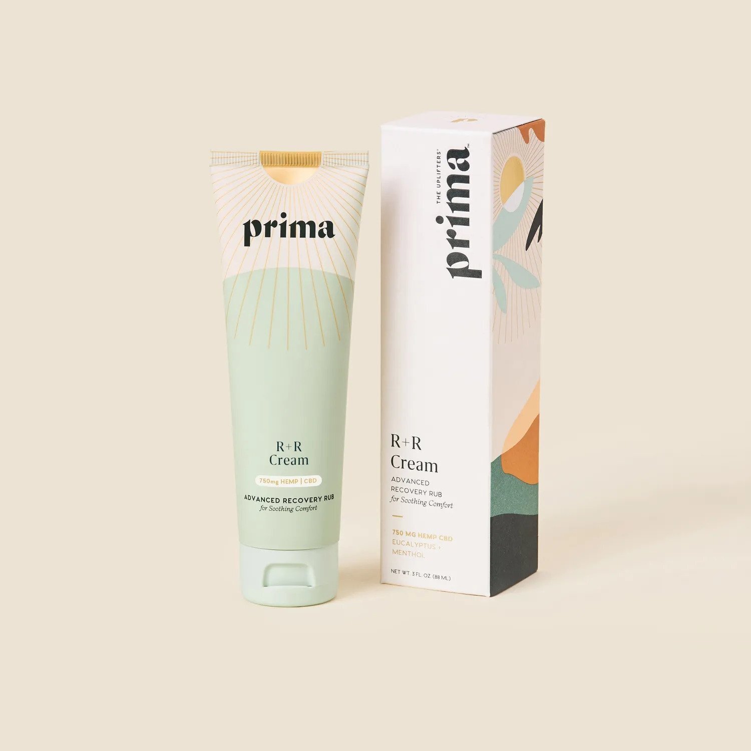 Prima R+R Recovery Cream 750mg CBD