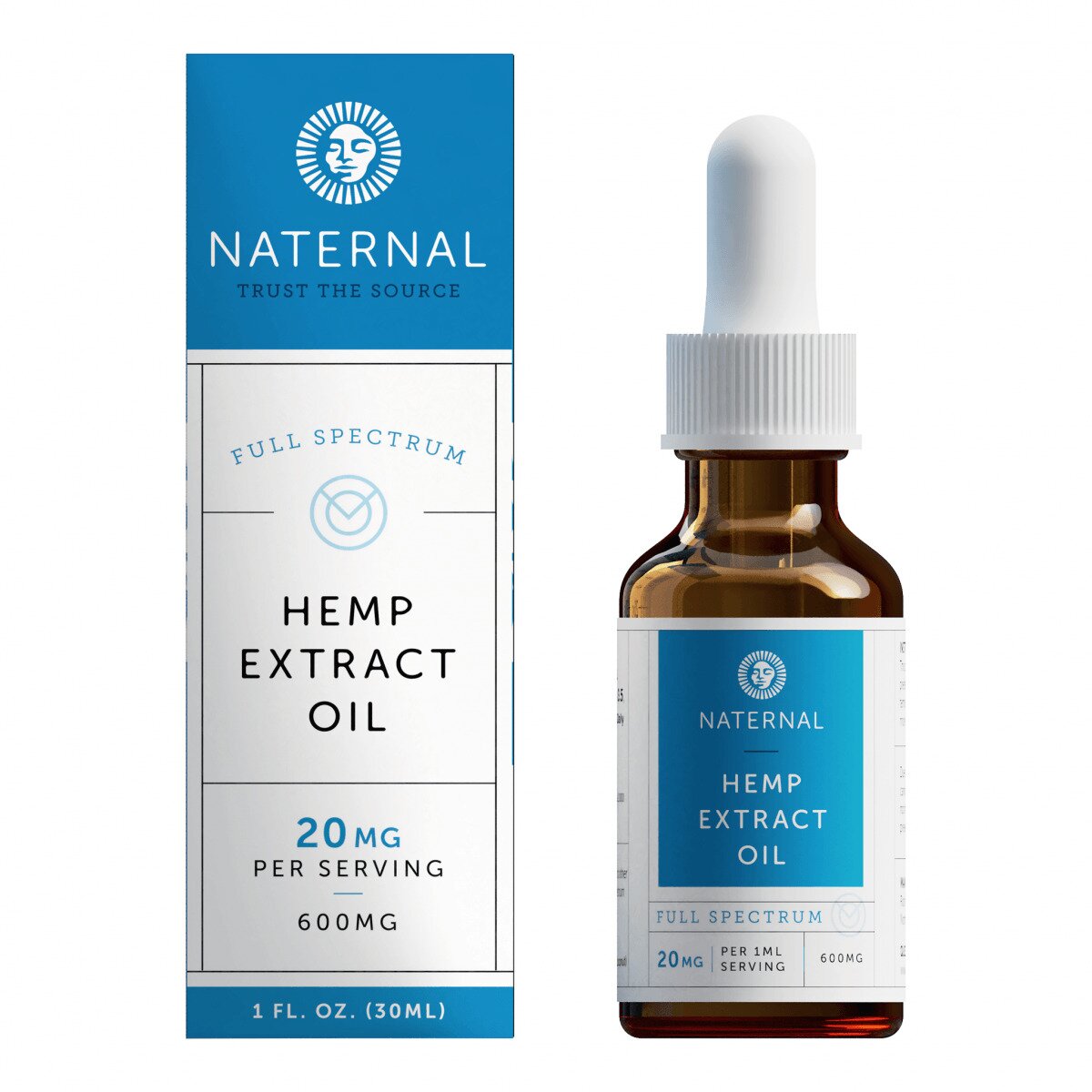 Naternal full spectrum hemp cbd oil drops