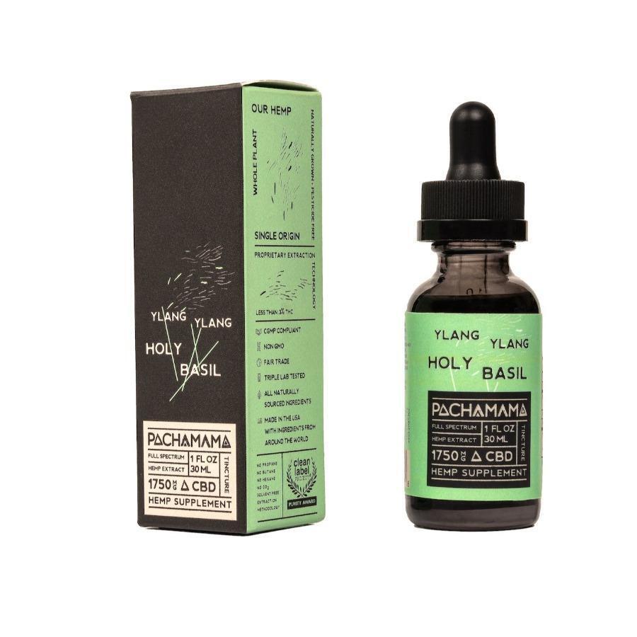 Pachamama Ylang Ylang Holy Basil CBD Oil Tincture