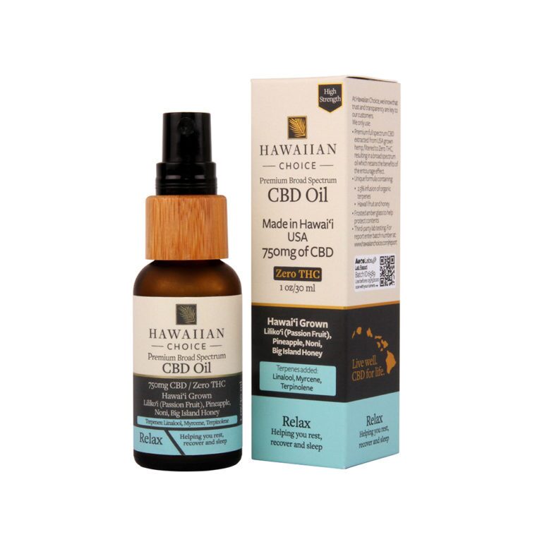 Hawaiian Choice CBD Oil Relax