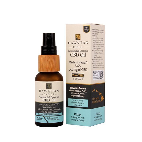 Hawaiian Choice Full Spectrum CBD Oil Relax