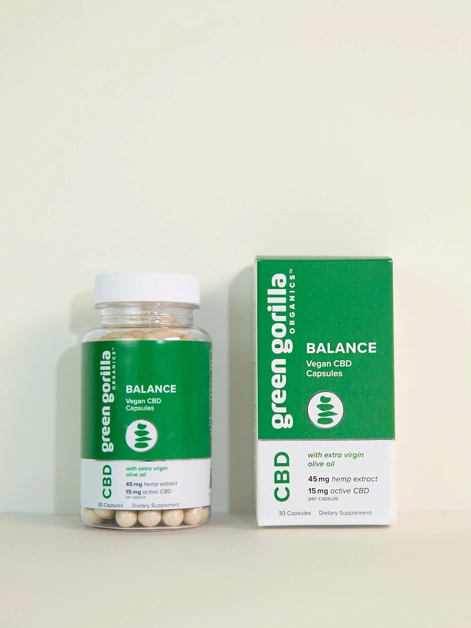 Green Gorilla CBD Capsules Balanced