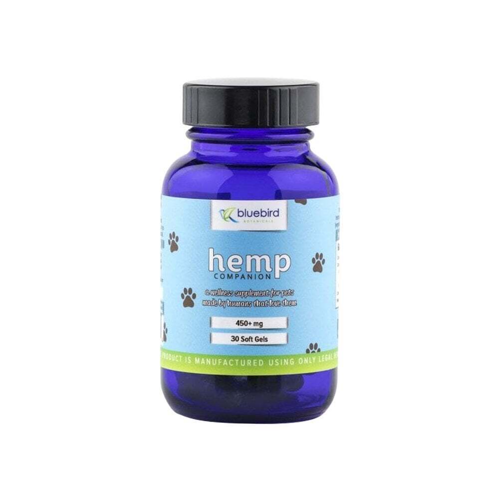 Serenity Store CBD Hemp Capsules pet products from Bluebird Botanicals
