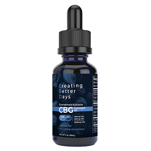 creating better days CBG oil tincture